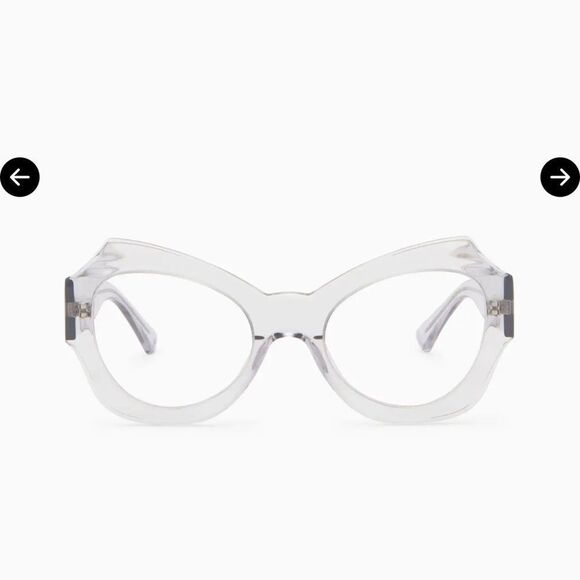 NIB ULLA JOHNSON Opal Sunglasses in Azure color main image 4